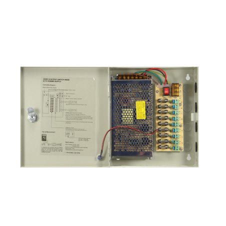 12V 10A 9CH Switching Power Supply LD-DY001