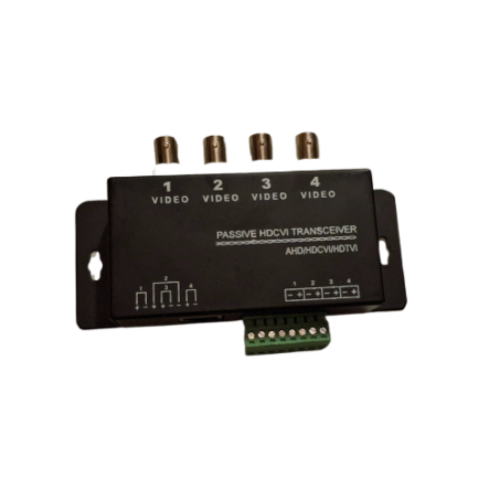 BALUN 4 CHANNEL PASSIVE HUB UTP - - HD-TVI/CVI/AHD AND AV