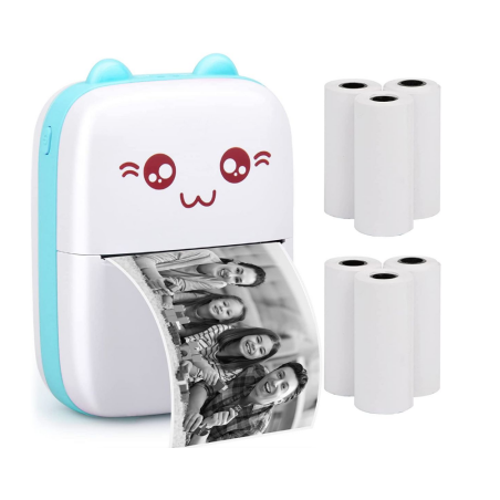 Mini Inkless Portable Pocket Printer for Photos and More