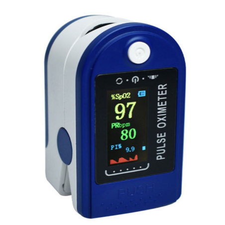 Oximeter Multi Colour Screen Oximeters Fingertip Pulse Rate Screening Tool