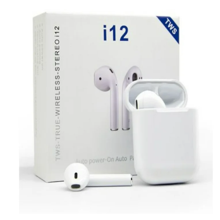 TWS i12 True Wireless Stereo Earphones V5.0 & Charging Case Bluetooth Headset