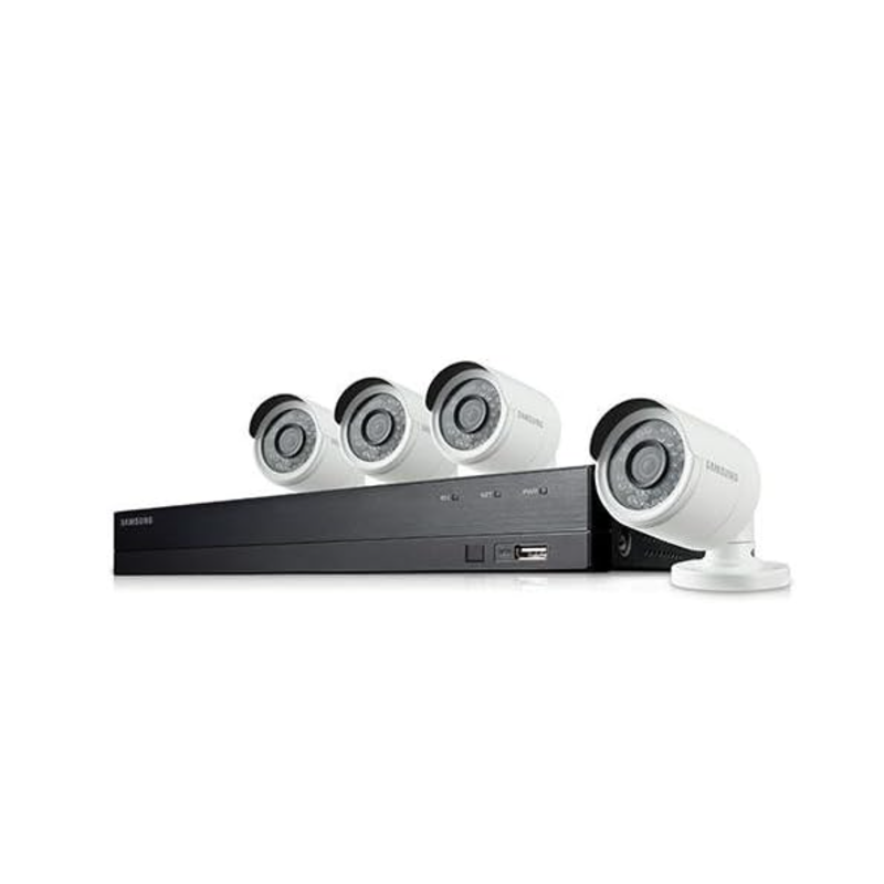 SAMSUNG SDH-B74041 8 Channel Full HD Video Security System With 4 CCTV Cameras