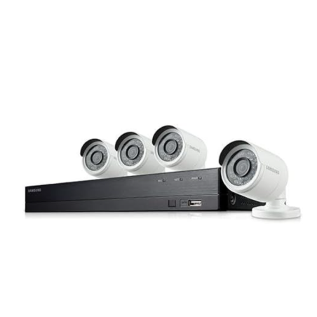 SAMSUNG SDH-B74041 8 Channel Full HD Video Security System With 4 CCTV Cameras