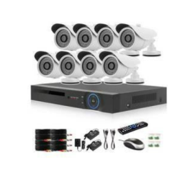 8 channel CCTV camera security kit