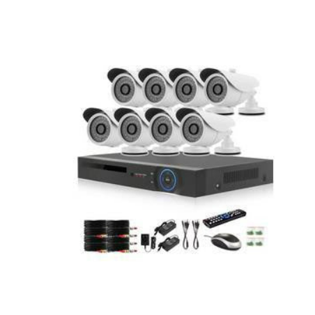 8 channel CCTV camera security kit